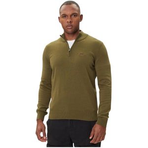 Aeronautica Militare, Heren, Truien, Groen, Maat: S Katoen,