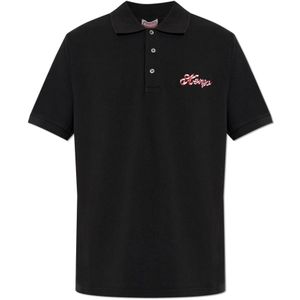 Kenzo, Heren, Tops, Zwart, Maat: M Katoen,