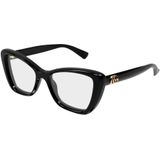 Gucci - Squared Cat Eye Frame - Zwart - Accessoires