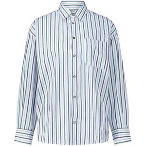 A.p.c., Dames, Blouses & Shirts, Wit, Maat: XS Katoen,