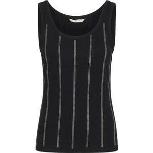 Cream - CRRibba - Blousetop - Zwart - Mouwloos