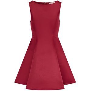 Nicowa, Dames, Jurken, Rood, Maat: XS Satijn,
