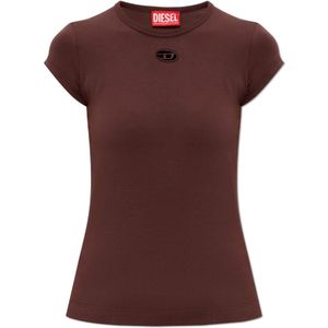 Diesel, Dames, Tops, Bruin, Maat: L Katoen,