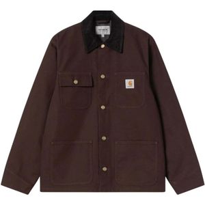 Carhartt Wip, Heren, Jassen, Bruin, Maat: M Katoen,
