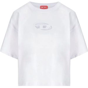 Diesel, Dames, Tops, Wit, Maat: XS Katoen,
