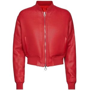 Ferragamo, Dames, Jassen, Rood, Maat: 2XS Leer,