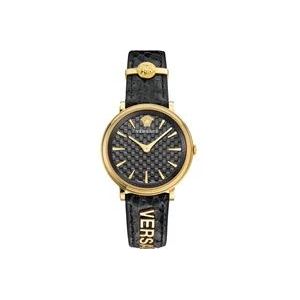 Versace V Circle V Circle Ve81010 Horloge , Yellow , Dames , Maat: ONE Size
