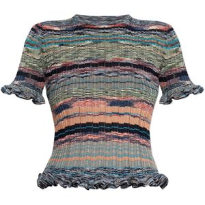 Ulla Johnson, Dames, Blouses & Shirts, Veelkleurig, Maat: XS Leer,