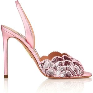 Aquazzura, Dames, Schoenen, Roze, Maat: 36 1/2 EU Leer,