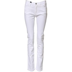 Dolce & Gabbana, Dames, Jeans, Wit, Maat: XS Denim,
