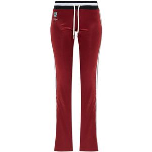 Off White, Dames, Broeken, Rood, Maat: S Leer,