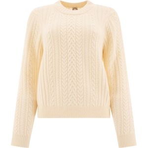 Ines de la Fressange Paris, Dames, Truien, Beige, Maat: XS Wol,