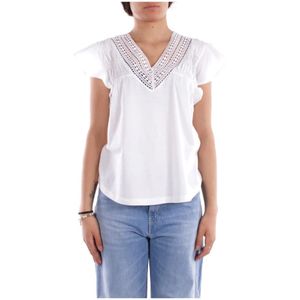 Ralph Lauren, Dames, Blouses & Shirts, Wit, Maat: S Katoen,