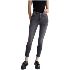 Liu Jo, Dames, Jeans, Grijs, Maat: W28 Katoen,