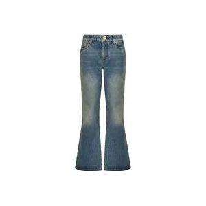 Balmain Blauwe Flared Bootcut Jeans , Blue , Dames , Maat: XS