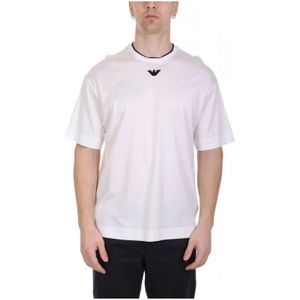Emporio Armani, Heren, Tops, Wit, Maat: M