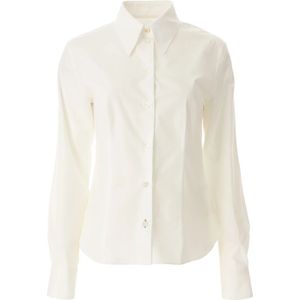 Paul Smith, Dames, Blouses & Shirts, Wit, Maat: S Katoen,