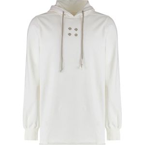 Rick Owens, Heren, Sweatshirts & Hoodies, Wit, Maat: L Katoen,