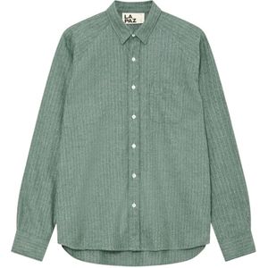 La Paz, Heren, Overhemden, Groen, Maat: XL Katoen,