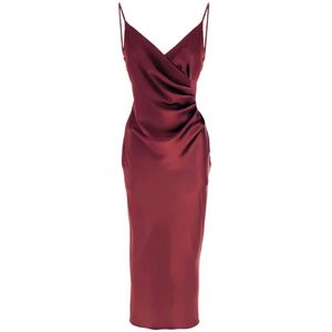 Imperial, Dames, Jurken, Rood, Maat: XS Satijn,