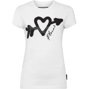 Philipp Plein, Dames, Tops, Wit, Maat: XS Katoen,