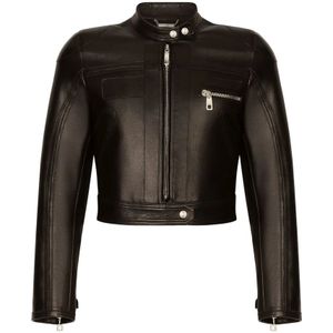 Dolce & Gabbana, Heren, Jassen, Zwart, Maat: XL