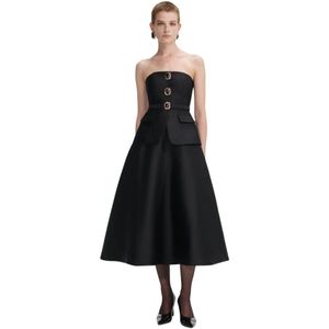 Self Portrait, Dames, Jurken, Zwart, Maat: M Taf,