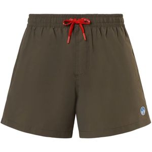 North Sails, Heren, Badkleding, Groen, Maat: L Katoen,