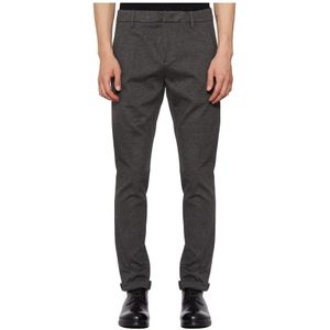 Dondup, Heren, Broeken, Grijs, Maat: W33 Jersey,