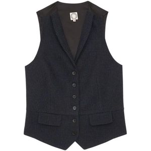 Ines de la Fressange Paris, Dames, Jassen, Blauw, Maat: L Wol,