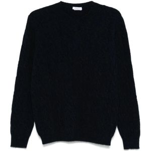 Boglioli, Heren, Truien, Blauw, Maat: 2XL Wol,