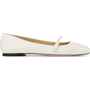 Jimmy Choo, Dames, Schoenen, Beige, Maat: 37 1/2 EU Leer,