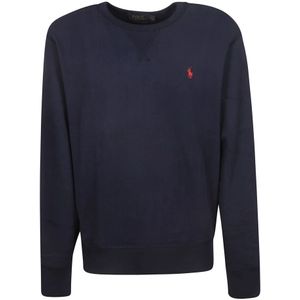 Ralph Lauren, Heren, Sweatshirts & Hoodies, Blauw, Maat: L Katoen,