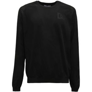 Dolce & Gabbana, Heren, Truien, Zwart, Maat: XL