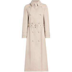 Dolce & Gabbana, Dames, Mantels, Beige, Maat: S Katoen,