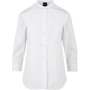 Aspesi, Dames, Blouses & Shirts, Wit, Maat: XS Katoen,
