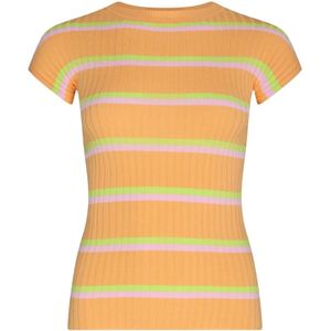 Sportmax, Dames, Truien, Oranje, Maat: S