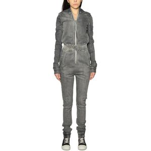 Rick Owens, Dames, Jumpsuits & Playsuits, Grijs, Maat: S Katoen,