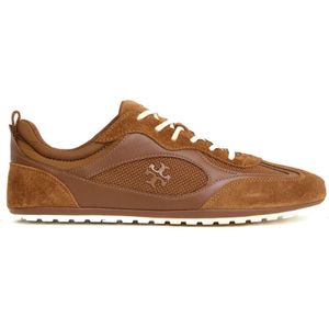 Tory Burch, Dames, Schoenen, Bruin, Maat: 38 EU Suède,