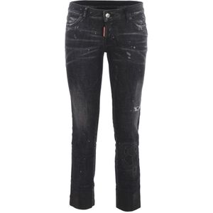 Dsquared2 Slim-fit Jeans , Black , Dames , Maat: M