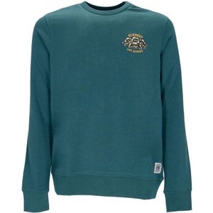 Element, Heren, Sweatshirts & Hoodies, Groen, Maat: L Katoen,