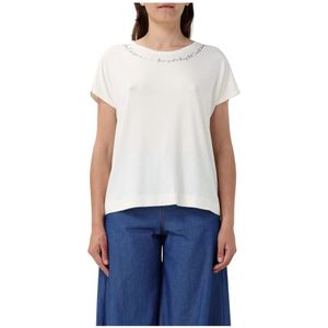 Liu Jo, Dames, Tops, Beige, Maat: XS