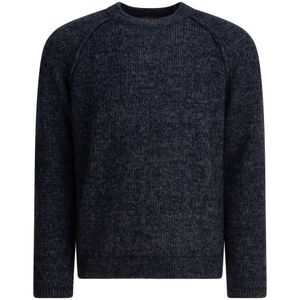 Rakkì, Heren, Truien, Blauw, Maat: S Wol,