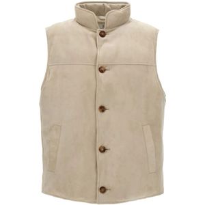 Brunello Cucinelli, Heren, Jassen, Beige, Maat: L