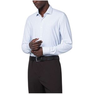 Xacus, Heren, Overhemden, Blauw, Maat: 3XL Polyamide,