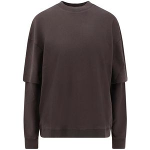 Darkpark, Dames, Tops, Bruin, Maat: XS Katoen,