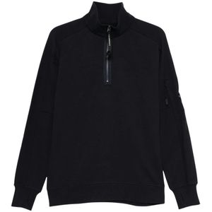 C.p. Company, Heren, Sweatshirts & Hoodies, Blauw, Maat: S Fleece,