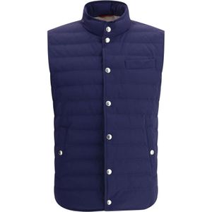 Brunello Cucinelli, Heren, Jassen, Blauw, Maat: XL