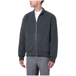 Thom Browne, Heren, Truien, Zwart, Maat: XL