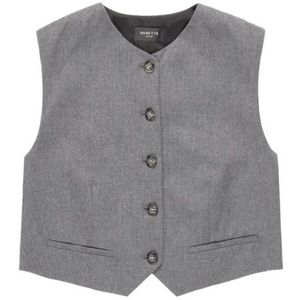 Nenette, Dames, Jassen, Grijs, Maat: S Wol,